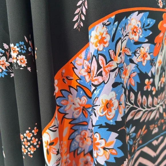 Express Multicolor Asymmetrical Dress - Picture 6 of 8